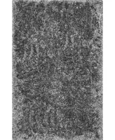 nuLoom Kristan AWVE16A Gray 7'6" x 9'6" Area Rug