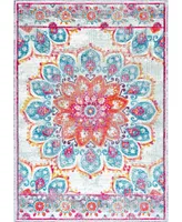 nuLoom Kiyoko RZBD59B Pink 5' x 7'5" Area Rug