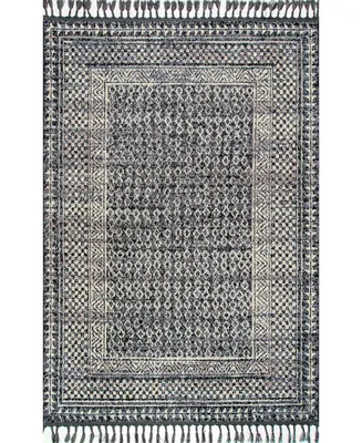 nuLoom Claudia STGL03B Multi 4' x 6' Area Rug