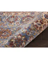 Nourison Home Lagos LAG04 Mist 2'3" x 7'6" Runner Rug