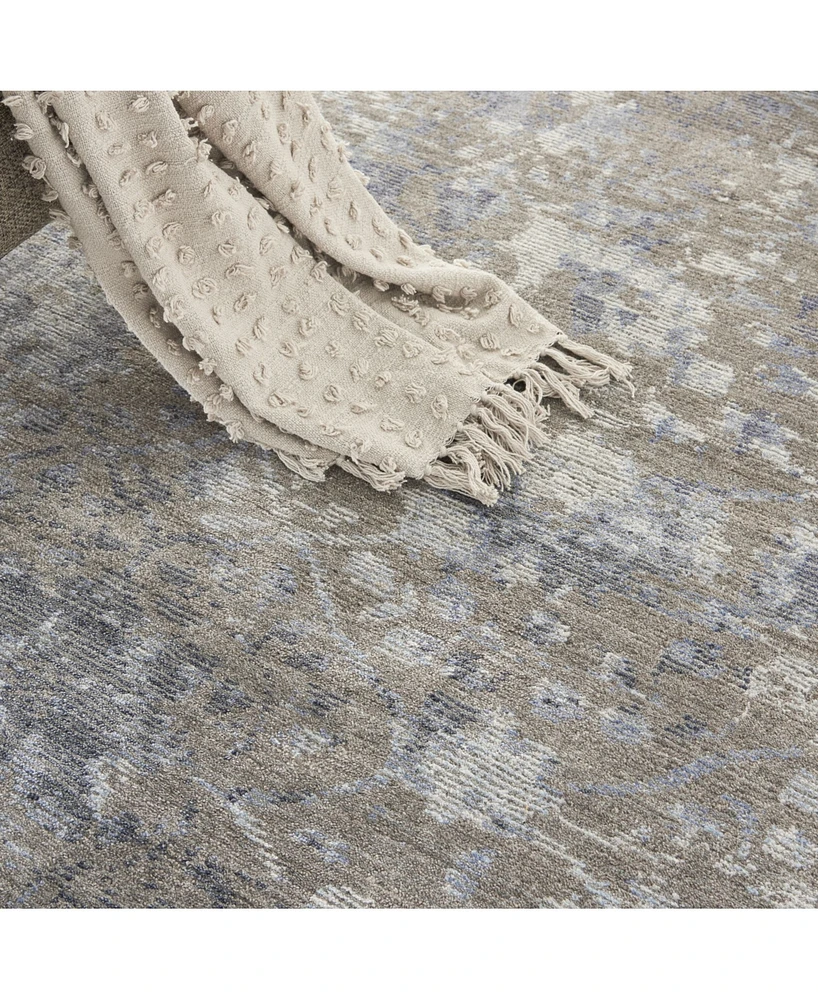 Nourison Home Lucent LCN03 Gray 8'6" x 11'6" Area Rug