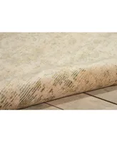 Nourison Home Lucent LCN05 Ivory 5'6" x 7'6" Area Rug