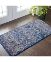 Nourison Home Ankara Global Anr08 Navy Multi Rug