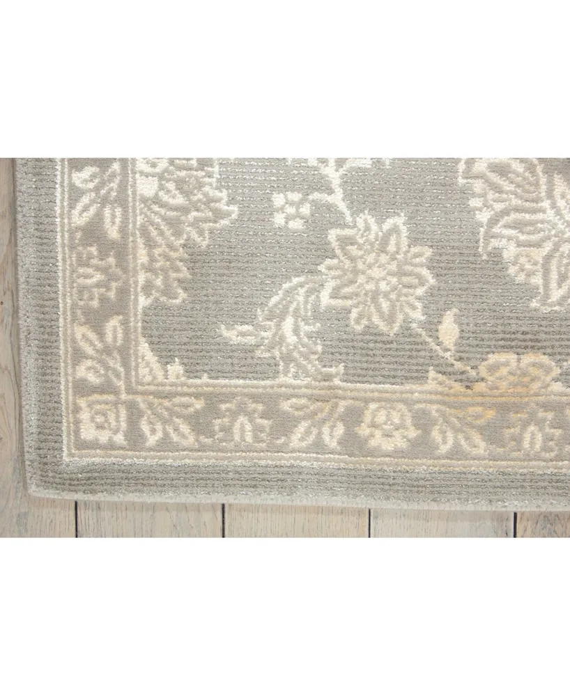 Nourison Home Luminance LUM04 Gray 5'3" x 7'5" Area Rug