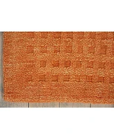 Nourison Home Marana MNN01 Tangerine 3'9" x 5'9" Area Rug