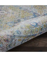 Nourison Home Ankara Global Anr07 Blue Green Rug