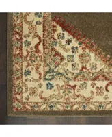 Nourison Home Traditional Antique Trq03 Brown Rug