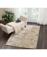 Nourison Home Lucent LCN05 Ivory 3'9" x 5'9" Area Rug