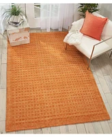 Nourison Home Marana MNN01 Tangerine 3'9" x 5'9" Area Rug