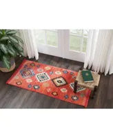 Nourison Home Navajo Nav07 Red Rug