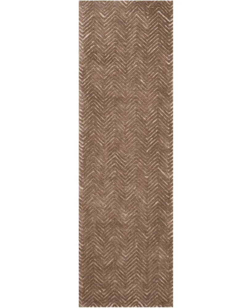 Nourison Home Deco Mod DEC03 Taupe 2'3" x 7'6" Runner Rug