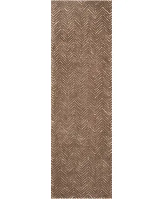 Nourison Home Deco Mod DEC03 Taupe 2'3" x 7'6" Runner Rug