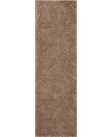 Nourison Home Deco Mod DEC03 Taupe 2'3" x 7'6" Runner Rug