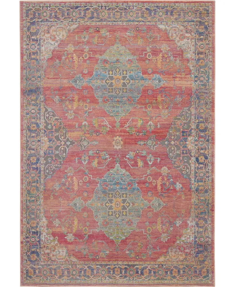 Nourison Home Ankara Global ANR01 Multi 4' x 6' Area Rug