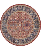 Nourison Home Ankara Global Anr02 Red Rug