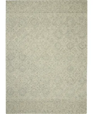 Nourison Home Azura AZM01 Ivory and Gray 8' x 11' Area Rug