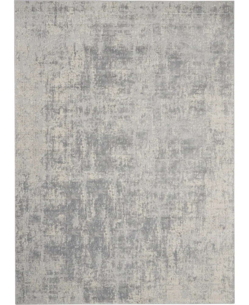 Nourison Home Rustic Textures RUS01 Ivory 7'10" x 10'6" Area Rug