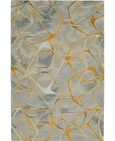 Nourison Home Symmetry SMM05 Gray 5'3" x 7'9" Area Rug