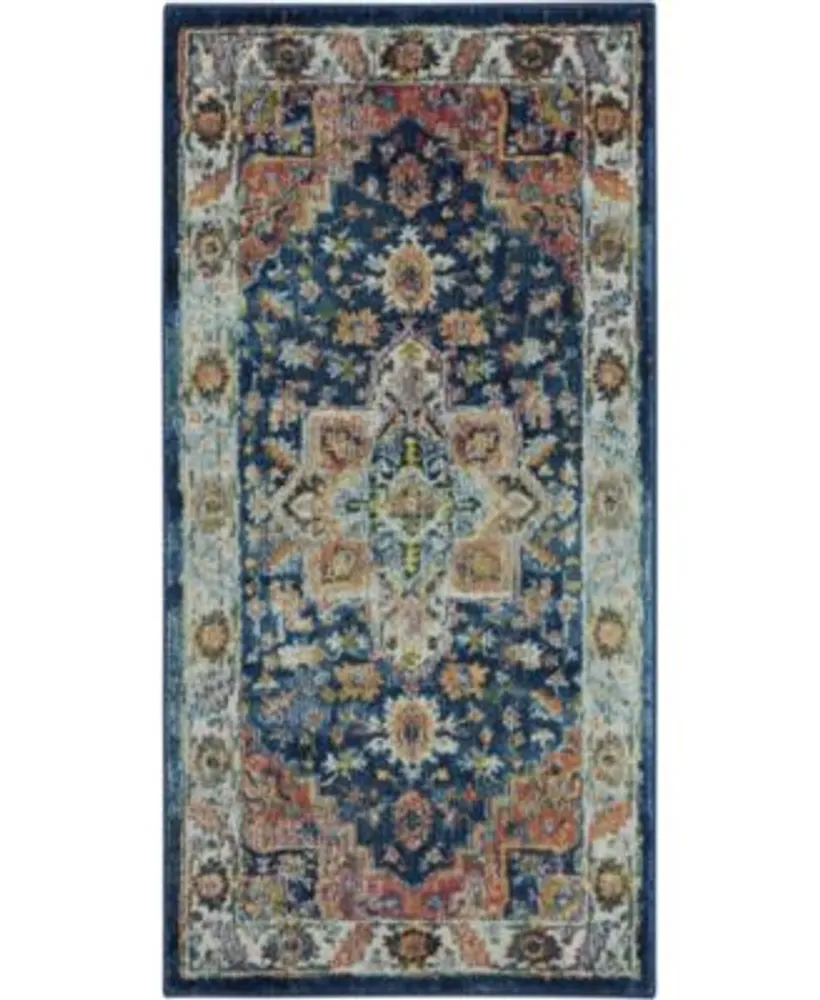 Nourison Home Ankara Global Anr11 Blue Multi Rug