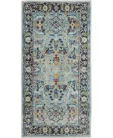 Nourison Home Ankara Global Anr14 Teal Multi Rug