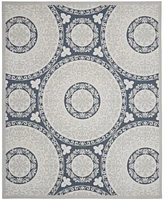 Nourison Home Key Largo KLG03 Blue 4' x 6' Outdoor Area Rug