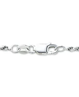 Giani Bernini Sterling Silver Necklace, 24" Diamond Cut Rope Chain