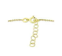 Giani Bernini Cultured Freshwater Pearl (4mm) & Starfish Ankle Bracelet 18k Gold-Plated Sterling Silver, Created for Macy's