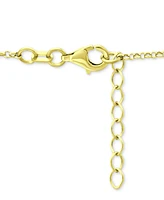 Giani Bernini Large Link Ankle Bracelet 18k Gold-Plated Sterling Silver & Silver, Created for Macy's