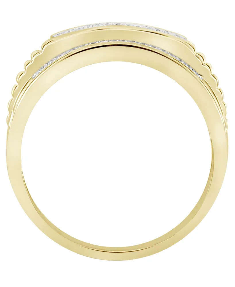 Men's Diamond (1/ ct. t.w.) Ring in 10K Yellow Gold