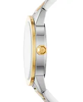 Tory Burch Women's Gigi Two-Tone Stainless Steel Bracelet Watch 36mm - Two