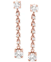 Giani Bernini Cubic Zirconia Linear Drop Earrings, Created for Macy's