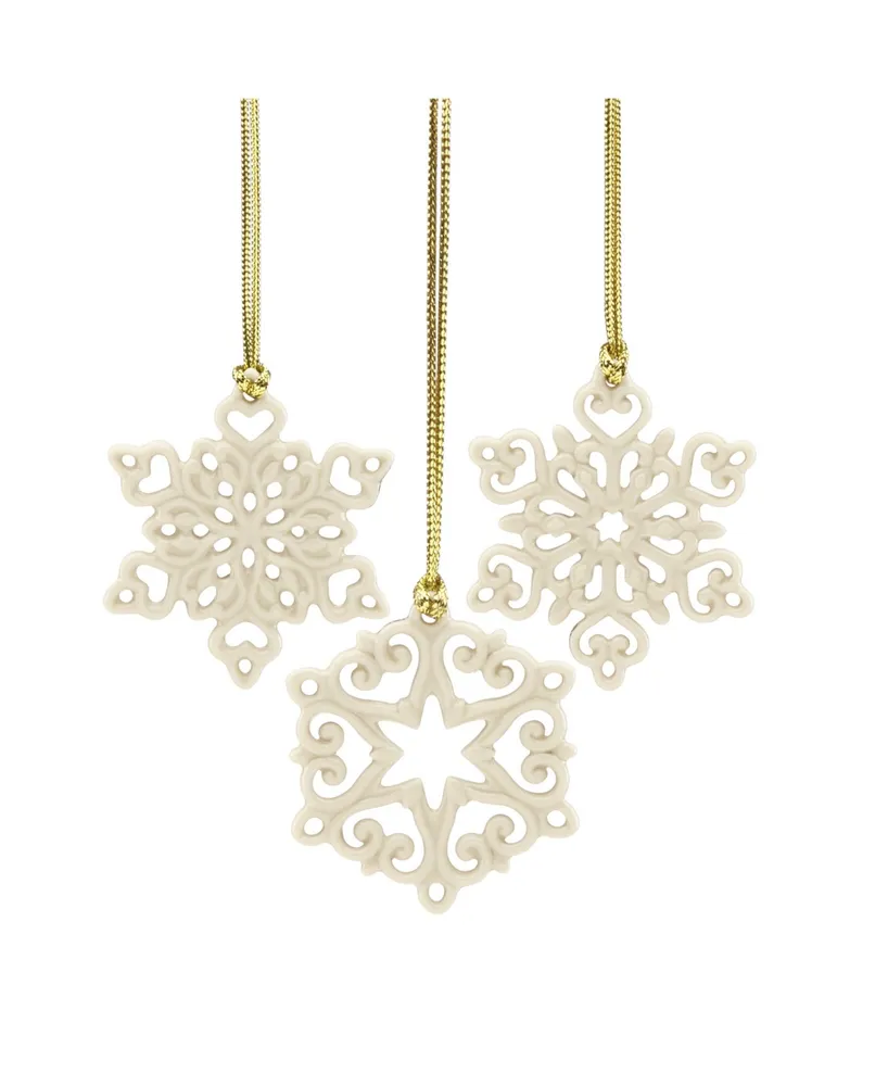 Lenox Mini Snowflake 3 Pc. Ornament Set