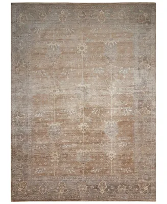 Nourison Home Aldora ALD07 Gray 5'6" x 8' Area Rug