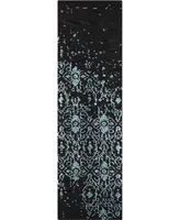 Nourison Home Opaline OPA06 Midnight 2'3" x 8' Runner Rug