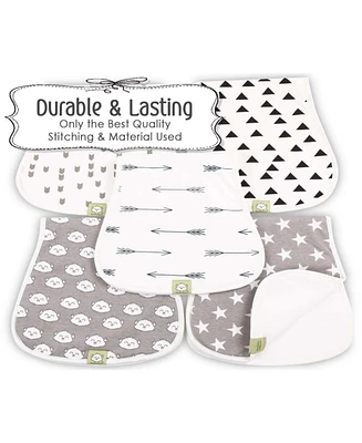 KeaBabies Baby Boys and Girls Organic Burp Cloths