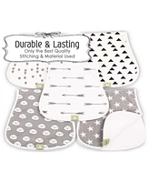 KeaBabies Baby Boys and Girls Organic Burp Cloths