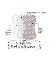 KeaBabies Baby Boys and Girls Organic Burp Cloths