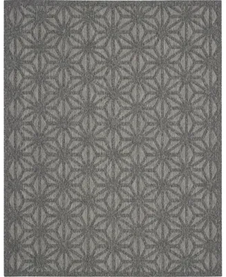 Nourison Home Cozumel CZM01 Onyx 8'10" x 11'10" Outdoor Area Rug