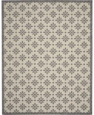 Nourison Home Cozumel CZM03 Cream 7'10" x 9'10" Outdoor Area Rug