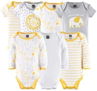 The Peanutshell Baby Boys Newborn Layette Gift Set Girls, Yellow Safari, 23 Essential Pieces