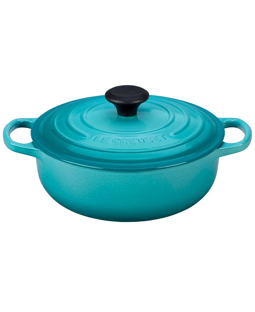 Le Creuset Caribbean Enameled Cast Iron 3.5-Qt. Sauteuse Round Oven