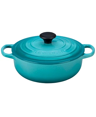 Le Creuset Caribbean Enameled Cast Iron 3.5-Qt. Sauteuse Round Oven