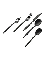 Godinger Milano Midnight 20 Piece Flatware Set, Service for 4