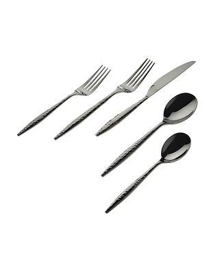 Godinger Avelino Graphite 20 Piece Flatware Set, Service for 4