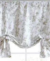 Laura Ashley Lindy Cotton Tie Up Pole Top Valance, 50" x 25"