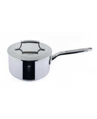 Saveur Selects Voyage Series Tri-Ply Stainless Steel 3-Qt. Saucepan