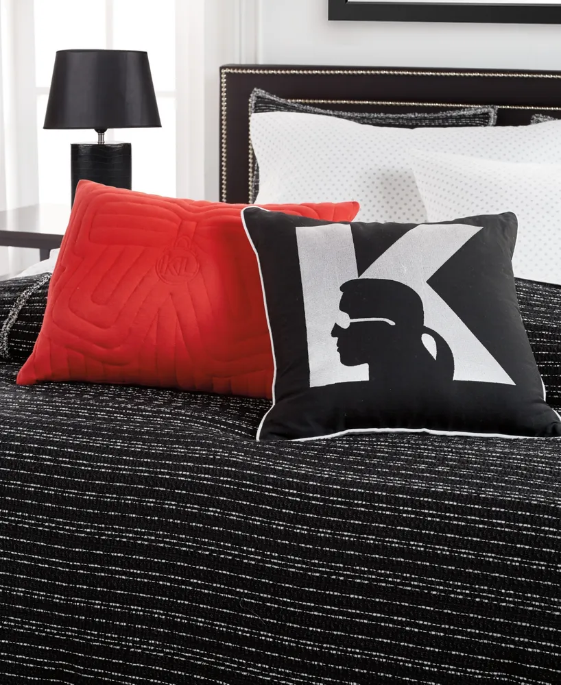 Karl Lagerfeld Paris Silhouette Decorative Pillow, 18" x 18"