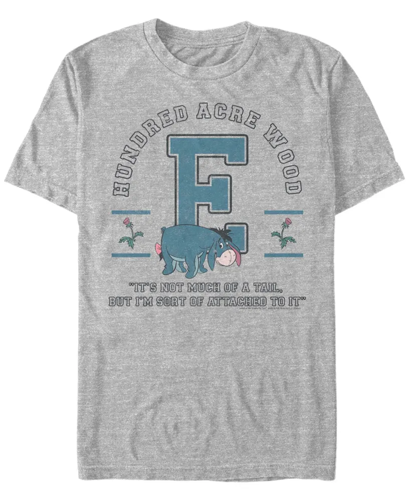 Fifth Sun Men's Eeyore Collegiate Short Sleeve T-Shirt