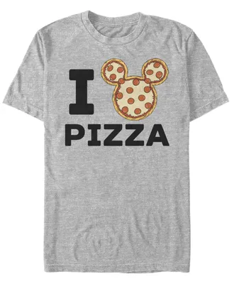 Fifth Sun Men's Mickey Pizza Short Sleeve T-Shirt