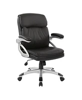 Osp Home Furnishings Executive Low Back Office Chair